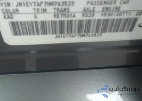 2017 Infiniti Q50 3.0T Premium из США, поврежденный, VIN JN1EV7AP7HM743533